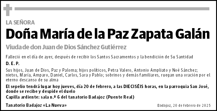 María de la Paz Zapata Galán