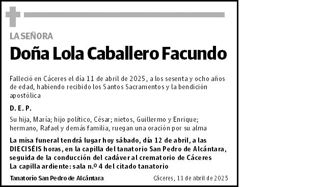 Lola Caballero Facundo