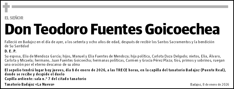 Teodoro Fuentes Goicoechea