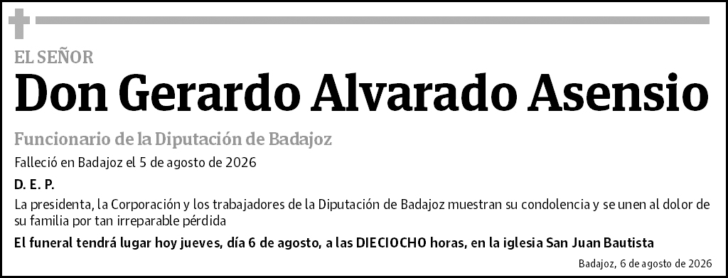 Gerardo Alvarado Asensio