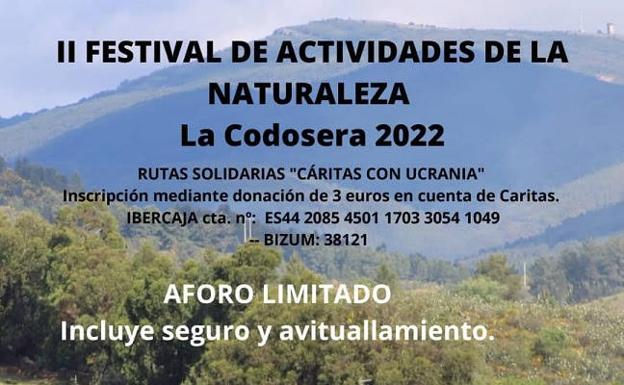 Cartel promocional II Festival de actividades de la naturaleza. /HOY