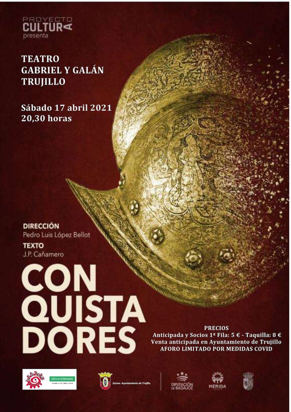 El teatro Gabriel y Galán acogerá el espectáculo 'Conquistadores' el 17 de abril