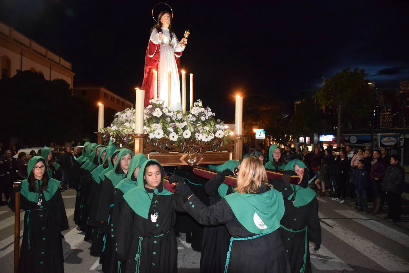 La Magdalena, en la procesión celebrada en 2019 /JSP