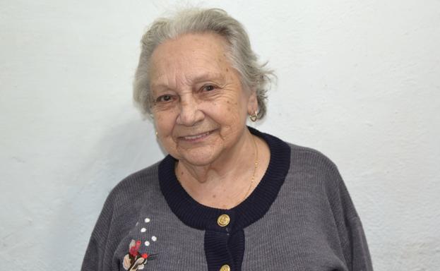 María Sol Márquez Álvarez en su hogar villanovense.