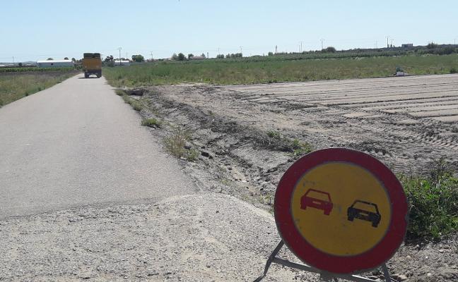 Camino de Pontezuela donde no se ha actuado. :: f. h./