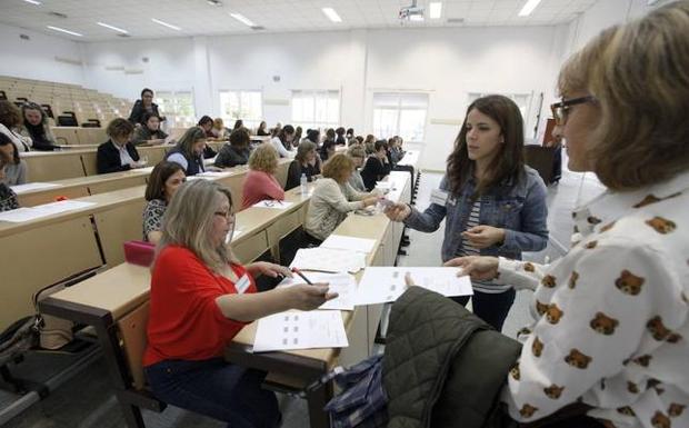 Imagen de archivo de una oposiciones del SES:: HOY /