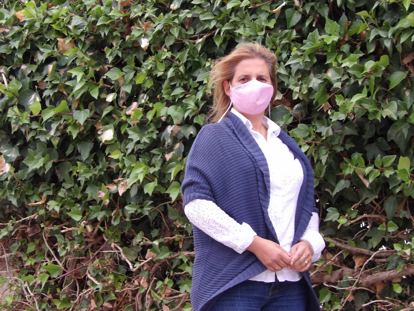 María Delgado, vecina de Quintana, es auxiliar en el hospital de Don Benito.