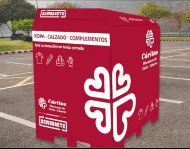 Cáritas crea una red de contenedores para recoger en la calle | Hoy