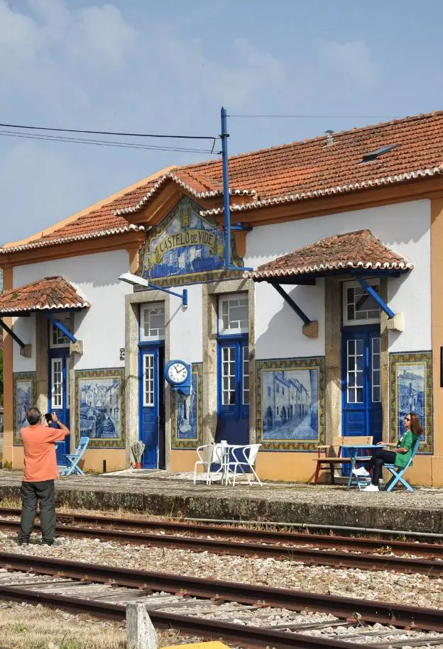 Pensão Destino, antigua estación Castelo de Vide. / E.R.