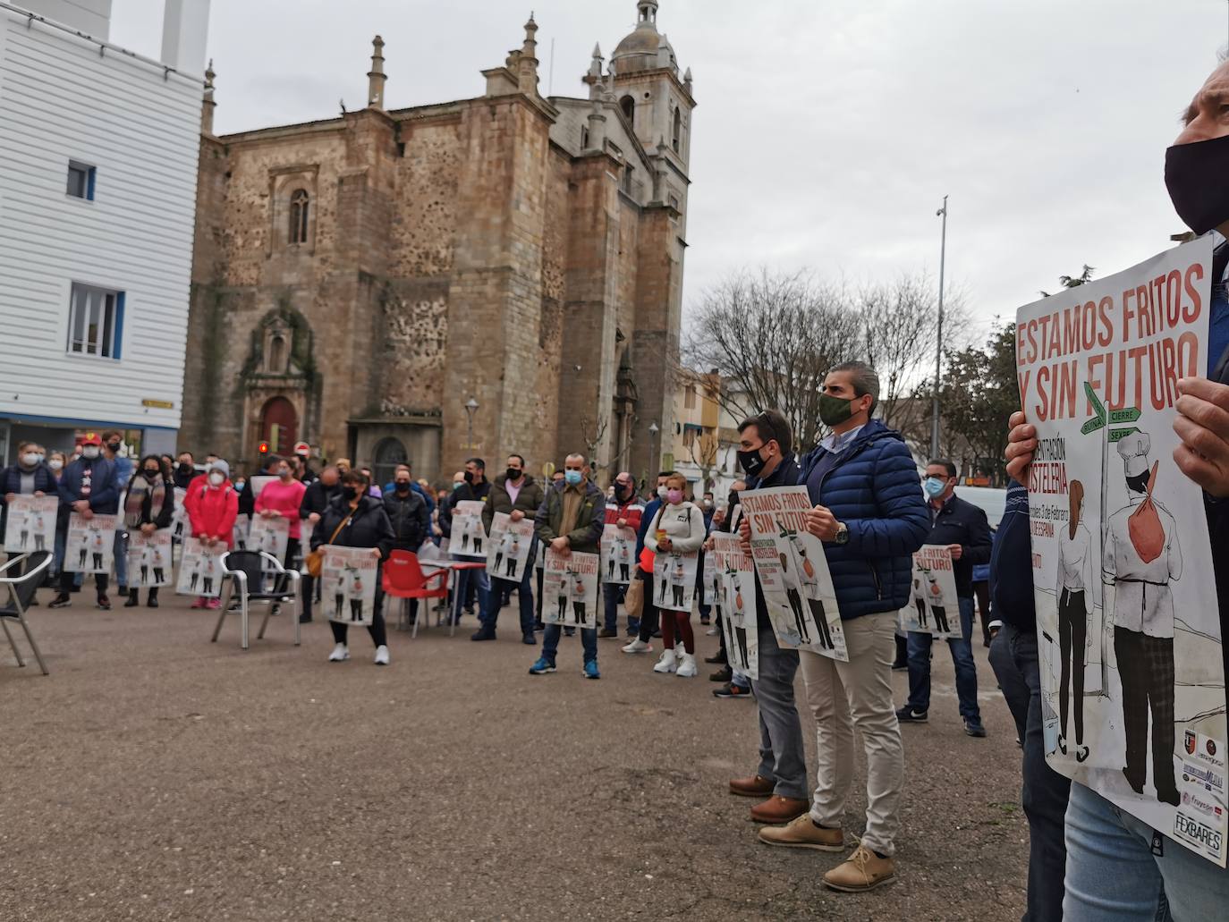 Protesta a Don Benito. 