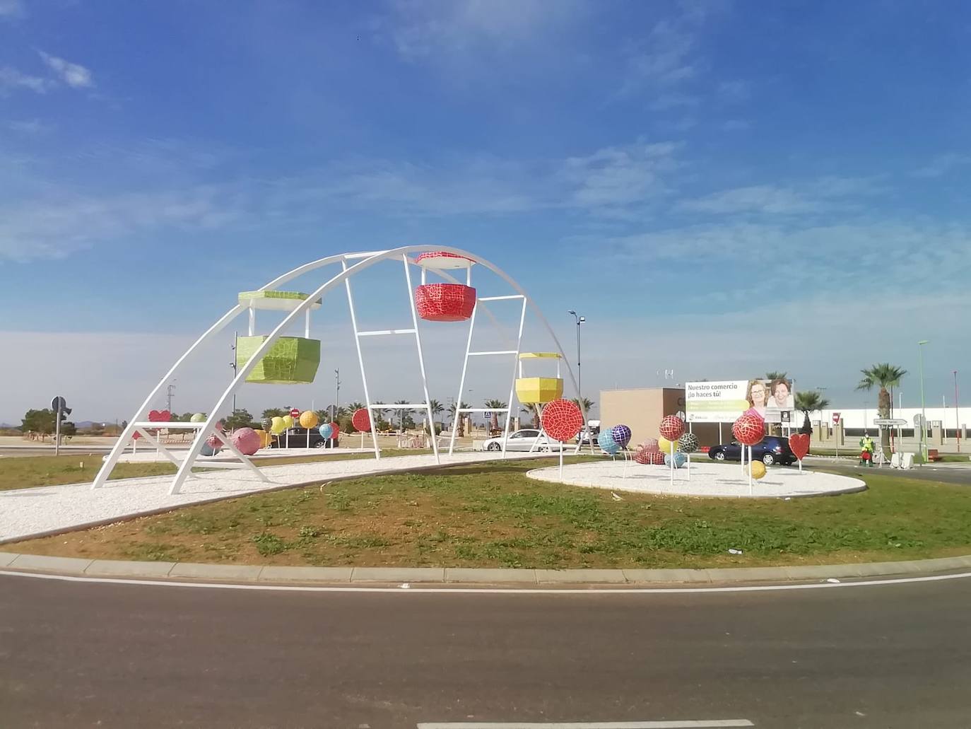 Rotonda en Villanueva de la Serena diseñada y construida por MobuarteX