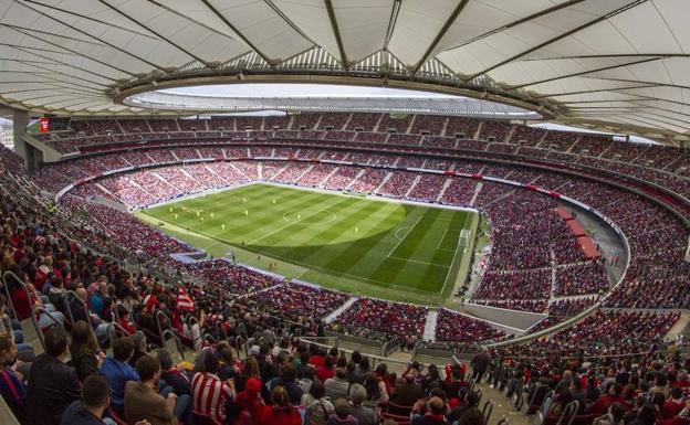 Vista del Wanda Metropolitano en una imagen previa a la pandemia. /eFE