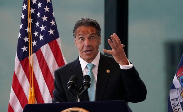 El ya ex gobernador de Nueva York Andrew Cuomo./AFP
