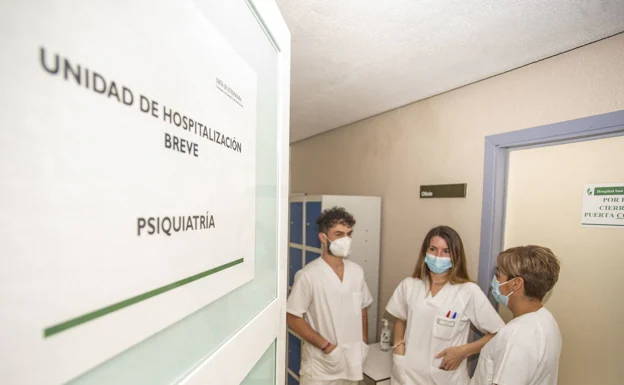 Unidad de Psiquiatría del hospital San Pedro de Alcántara. /JORGE REY