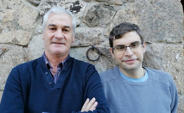 Alonso de la CAlle y su hijo Silvestre, autores de este exhaustivo catálogo.