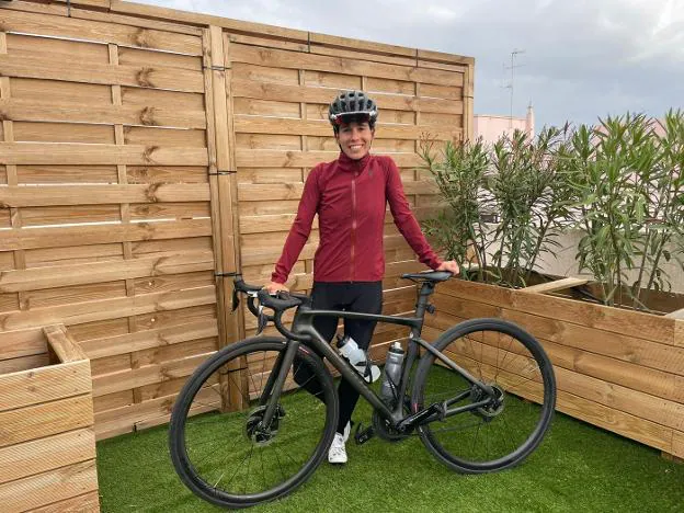 Miriam Casillas se prepara en el Algarve portugués. / TRIATLÓN FERROL