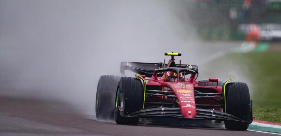 Sainz tropieza en la clasificación de Imola