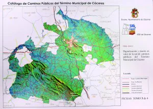 mapa termino municipal de caceres La Ciudad Dispone De 429 Caminos Publicos Que Se Quieren Recuperar Para El Ecoturismo Hoy mapa termino municipal de caceres