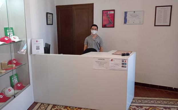 Jesús en su puesto de trabajo 