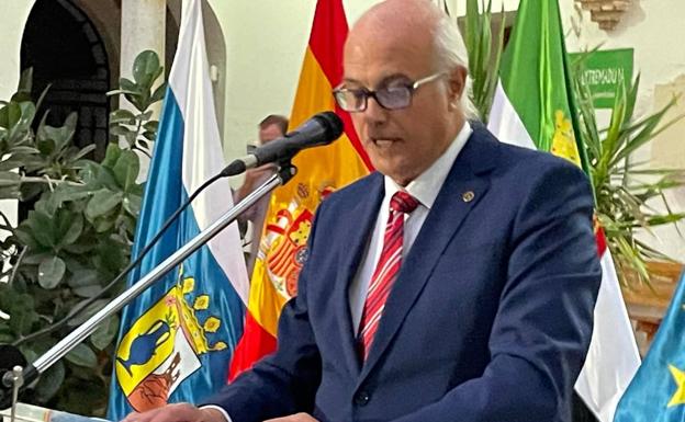 Sabtiago Malpica durante su pregón 